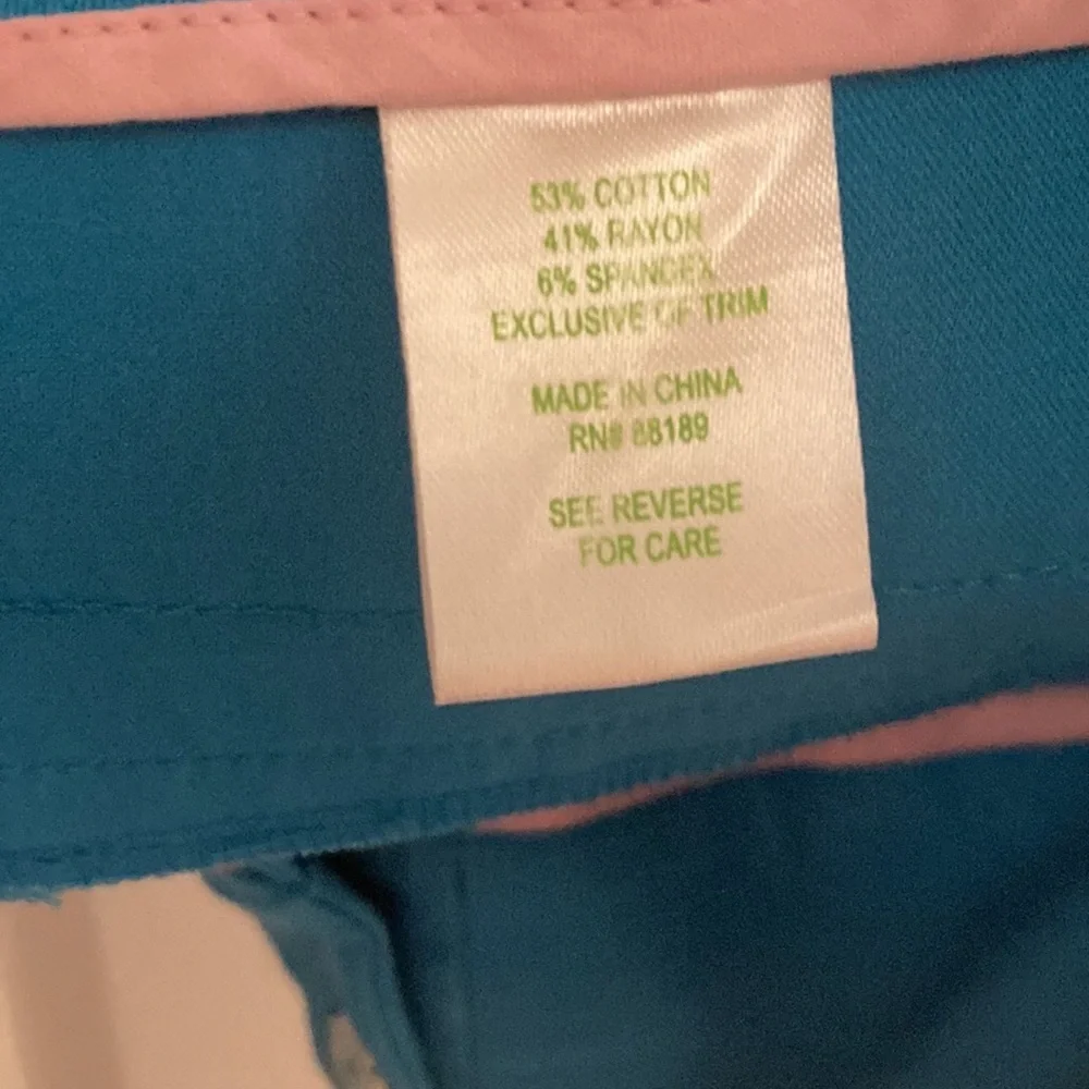 Lilly Pulitzer Pants Size 14 Blue - Picture 3 of 3